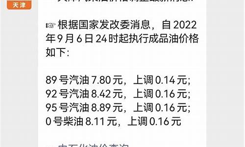 天津最近油价调整-天津油价2021首次调价